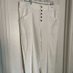 Knox Rose White Wide Leg Pants